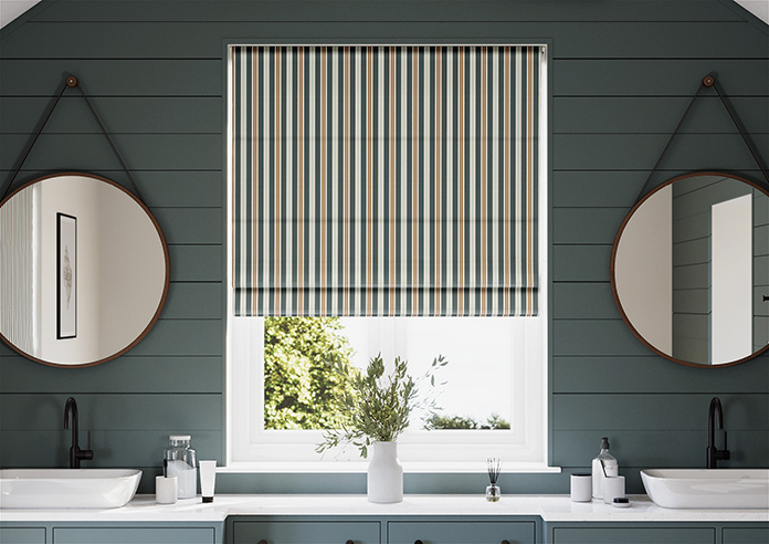 The British Stripe Co. Charles, Teignbridge No.1 - Twist&Fit Roman Blind - Image 3